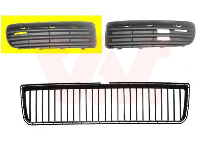 Buferio ventiliacijos grotelės VAN WEZEL 7621592