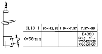 Amortizatorius MONROE G7485