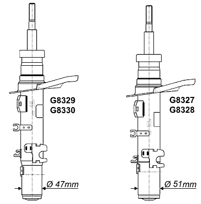 Amortizatorius MONROE G8330