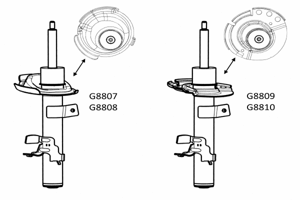 Amortizatorius MONROE G8810