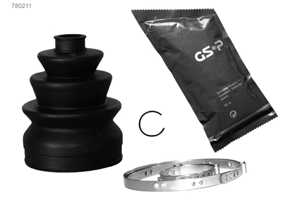 Kardaninio veleno gofruotoji membrana GSP 780211