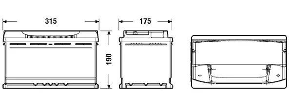 Starterio akumuliatorius CENTRA CA900