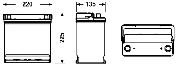 Starterio akumuliatorius CENTRA CB450