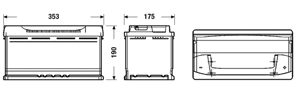 Starterio akumuliatorius CENTRA CB950