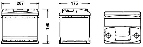 Starterio akumuliatorius CENTRA CC440