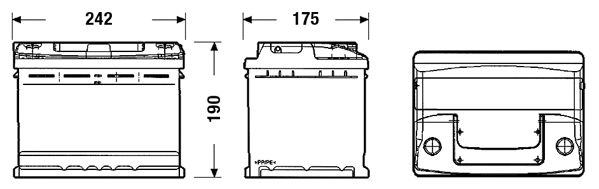 Starterio akumuliatorius CENTRA CC550