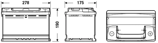 Starterio akumuliatorius CENTRA CC700