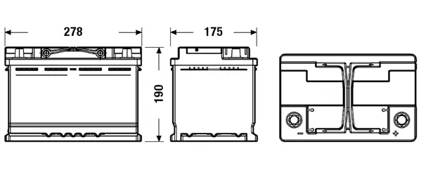 Starterio akumuliatorius CENTRA CL700