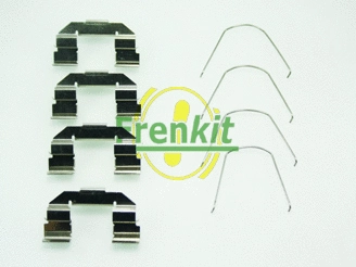Diskinių stabdžių trinkelių priedų komplektas FRENKIT 901607