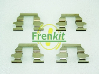Diskinių stabdžių trinkelių priedų komplektas FRENKIT 901625