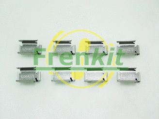 Diskinių stabdžių trinkelių priedų komplektas FRENKIT 901788