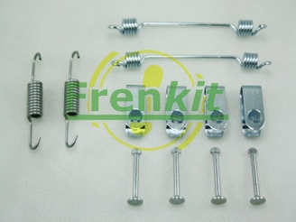 Stovėjimo stabdžių trinkelių priedų komplektas FRENKIT 950019