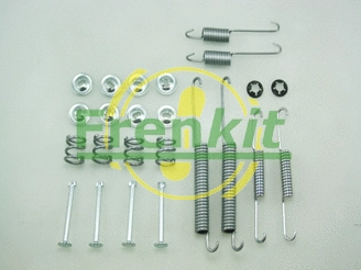 Stovėjimo stabdžių trinkelių priedų komplektas FRENKIT 950678