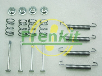 Stovėjimo stabdžių trinkelių priedų komplektas FRENKIT 950711
