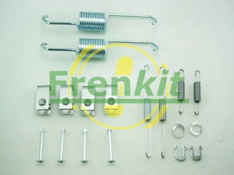Stovėjimo stabdžių trinkelių priedų komplektas FRENKIT 950743