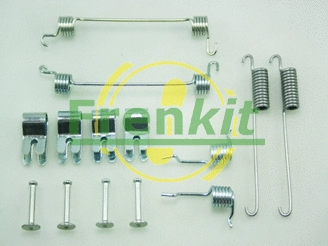 Stovėjimo stabdžių trinkelių priedų komplektas FRENKIT 950772