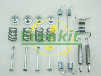 Stovėjimo stabdžių trinkelių priedų komplektas FRENKIT 950777