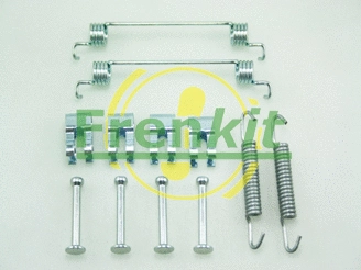 Stovėjimo stabdžių trinkelių priedų komplektas FRENKIT 950783