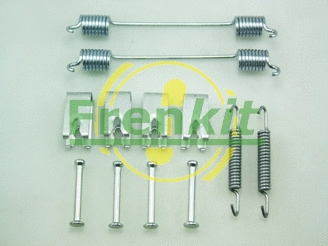 Stovėjimo stabdžių trinkelių priedų komplektas FRENKIT 950814