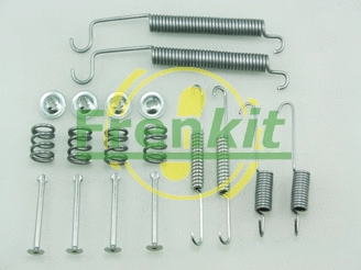 Stovėjimo stabdžių trinkelių priedų komplektas FRENKIT 950830