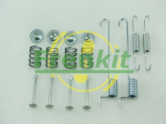 Stovėjimo stabdžių trinkelių priedų komplektas FRENKIT 950848
