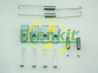 Stovėjimo stabdžių trinkelių priedų komplektas FRENKIT 950888