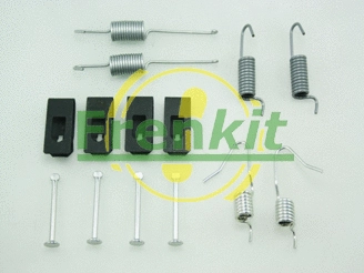 Stovėjimo stabdžių trinkelių priedų komplektas FRENKIT 950898