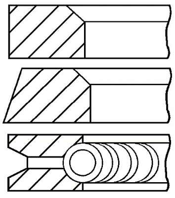 Stūmoklio žiedų komplektas GOETZE ENGINE 08-110200-00