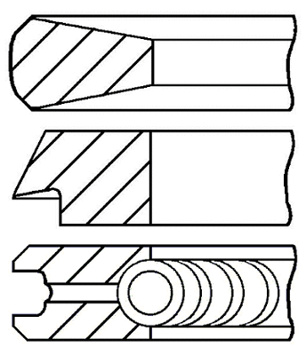 Stūmoklio žiedų komplektas GOETZE ENGINE 08-114400-45