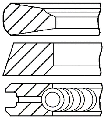 Stūmoklio žiedų komplektas GOETZE ENGINE 08-143000-00