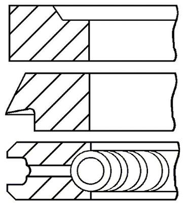 Stūmoklio žiedų komplektas GOETZE ENGINE 08-178500-10