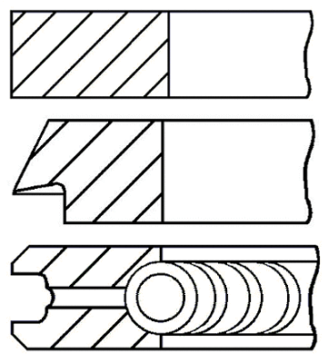 Stūmoklio žiedų komplektas GOETZE ENGINE 08-501900-00