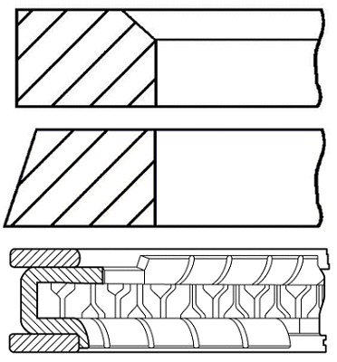 Stūmoklio žiedų komplektas GOETZE ENGINE 08-785506-00