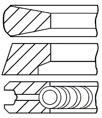 Stūmoklio žiedų komplektas GOETZE ENGINE 08-854700-00