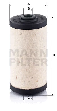 Kuro filtras MANN-FILTER BFU 707