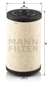 Kuro filtras MANN-FILTER BFU 811