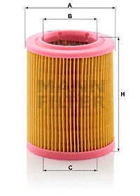 Oro filtras MANN-FILTER C 1024
