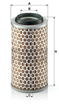 Oro filtras MANN-FILTER C 1043/1
