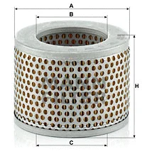 Oro filtras MANN-FILTER C 1112