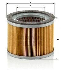 Oro filtras MANN-FILTER C 1112/2