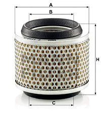 Oro filtras MANN-FILTER C 1112/7