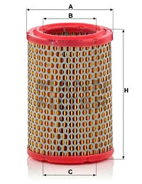 Oro filtras MANN-FILTER C 1134/1