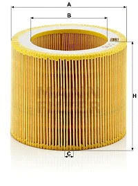 Oro filtras MANN-FILTER C 1140