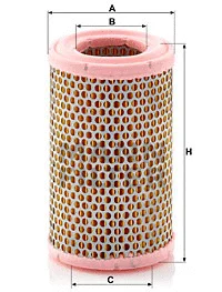 Oro filtras MANN-FILTER C 1150