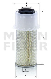 Oro filtras MANN-FILTER C 1188 x