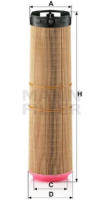Oro filtras MANN-FILTER C 12 178