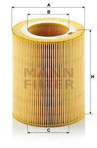 Oro filtras MANN-FILTER C 1250