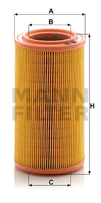 Oro filtras MANN-FILTER C 1286/1