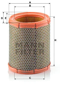 Oro filtras MANN-FILTER C 1460