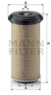 Oro filtras MANN-FILTER C 15 165